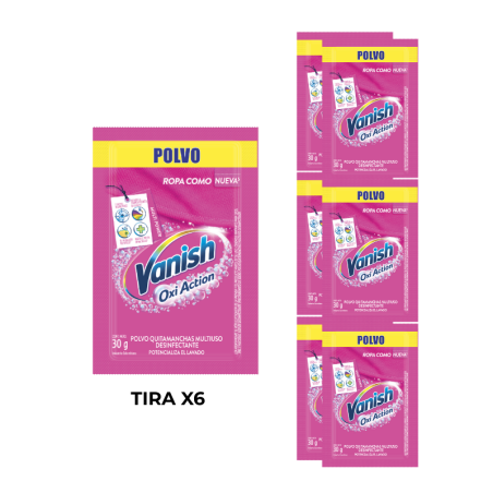 VANISH POLVO ROSA 30 GR TIRA X 1212