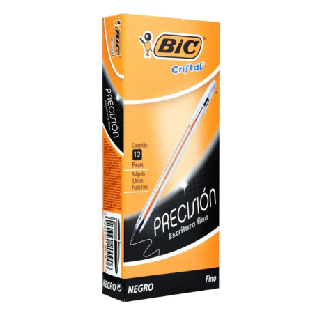 BIC BOLIGRAFO PRECISION NEGRO X12 36
