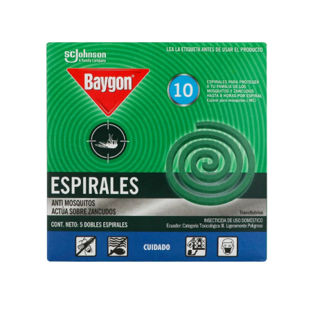 BAYGON ESPIRALES 10UN X 4 X 24