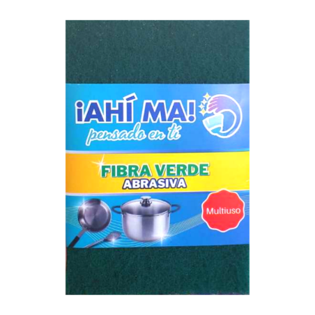 AHI MA FIBRA VERDE ABRASIVA 144