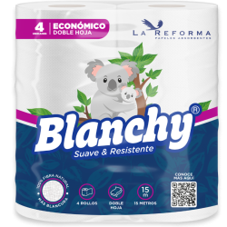 BLANCHY papel higienico 2H 15M 4 UNID X 12