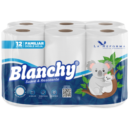BLANCHY PAPEL HIGIENICO 2H X12 25MT 4