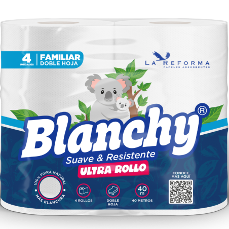 BLANCHY PAPEL HIGIENICO 2H X4 25MT 12