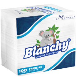 BLANCHY SERVILLETA 24x24 100 50
