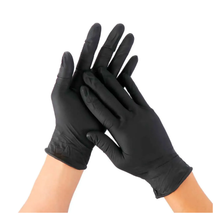 GUANTE MASTER EXAMINACION NITRILO NEGRO S X 100 10