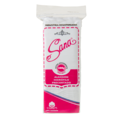 SANA ALGODON PRECORTADO 200 G X 50