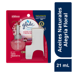 GLADE aceite ap+rep ALEGR FLORAL Y FRUT ROJOS 21ML x12