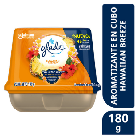 GLADE CUBO HAWAIIAN BREZZE 180G X 12