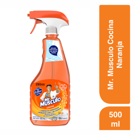 MR MUSCULO COCINA NARANJA GATILLO500ml 12
