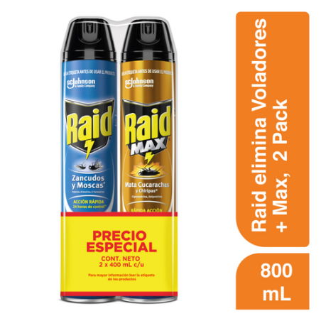 RAID PACK ELV mas MAX 800 ML X12