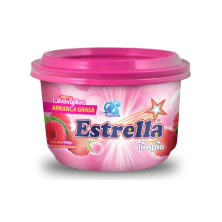 ESTRELLA LAVA VAJILLAS ROSADA 450 GRS 24