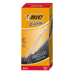 BIC BOLIGRAFO PRECISIÓN ROJO X24 x50