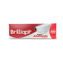 BRILLIANT PAPEL ALUMINIO 300M X 6
