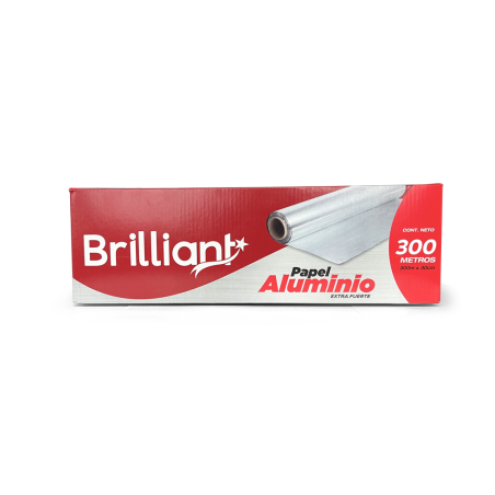 BRILLIANT PAPEL ALUMINIO 300M X 6