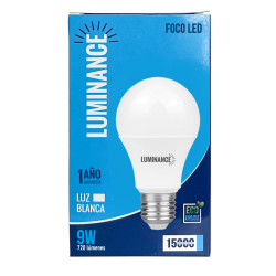 FOCO LED A60 9W 100 130V LUMINANCE x100