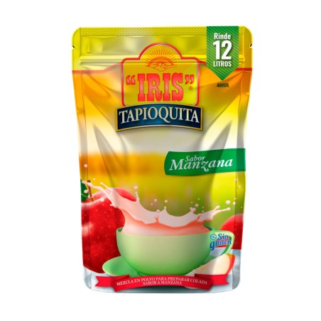 IRIS TAPIOQUITA MANZANA 400GR X24