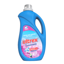 ULTREX SUAVIZANTE BOTELLA FLORAL 3LT X4