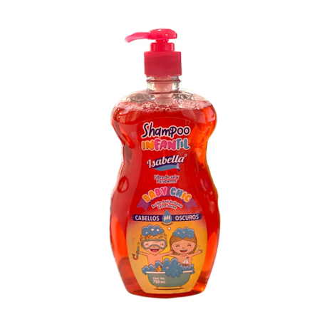 ISABELLA INFANTIL SH CABELLOS OSCUROS 750ML 12